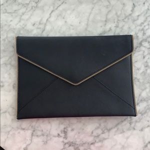 Rebecca Minkoff leo black clutch